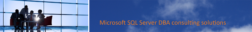 A banner image of Microsoft SQL Server DBA Experts page | Microsoft SQL Server DBA Consultants | EDO Solutions