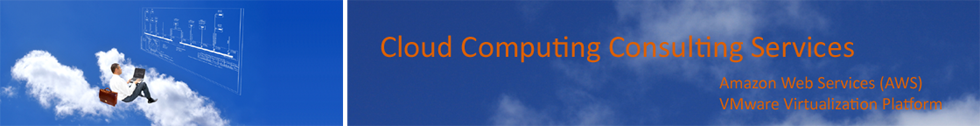A banner image of Cloud Computing Consulting Services page | Amazon Web Services (AWS) and VMware Virtualization Platform | EDO Solutions